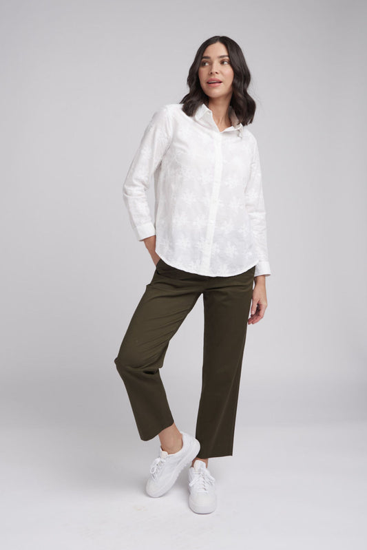 SHIRT LADDER LACE EMBROIDERED