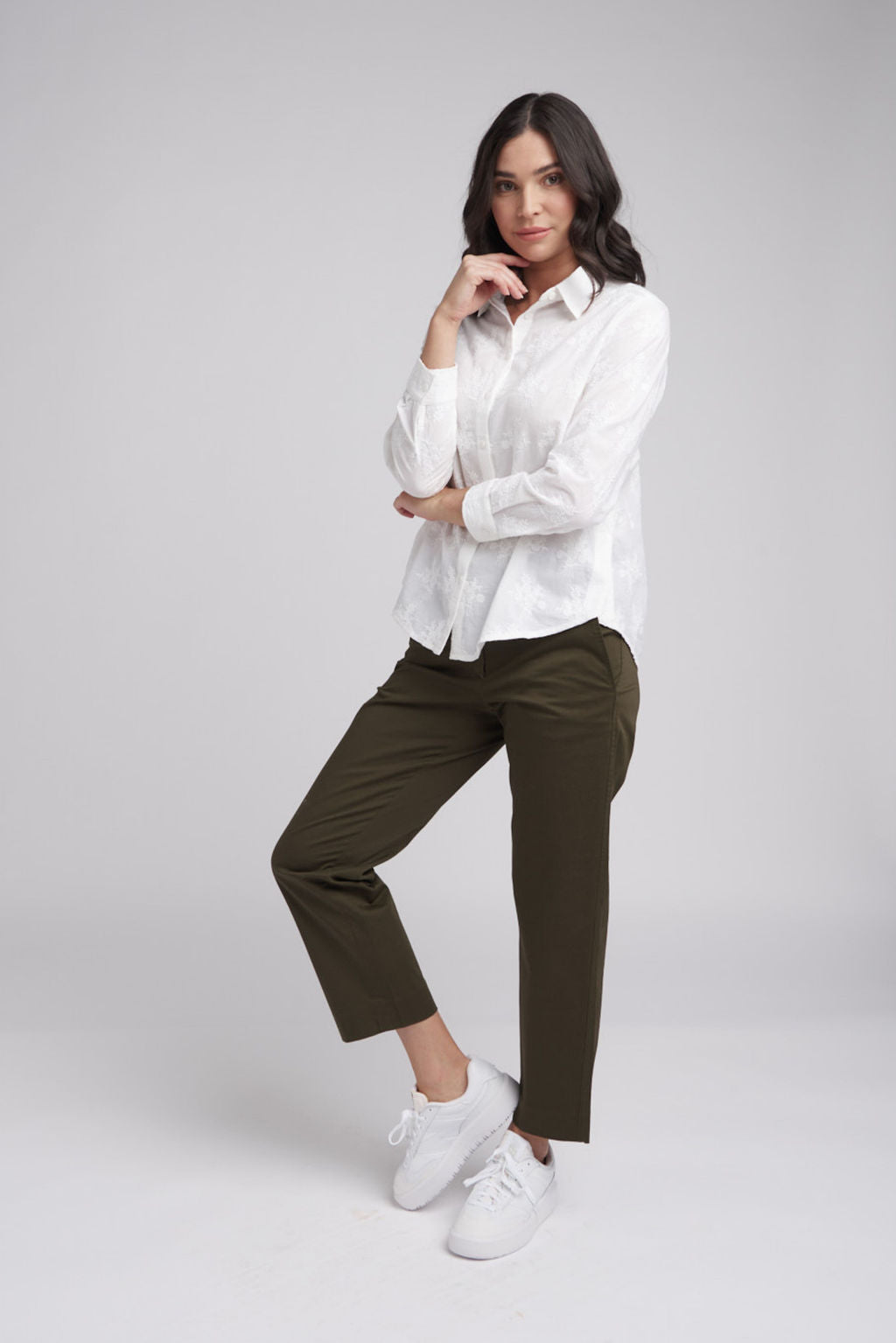 SHIRT LADDER LACE EMBROIDERED