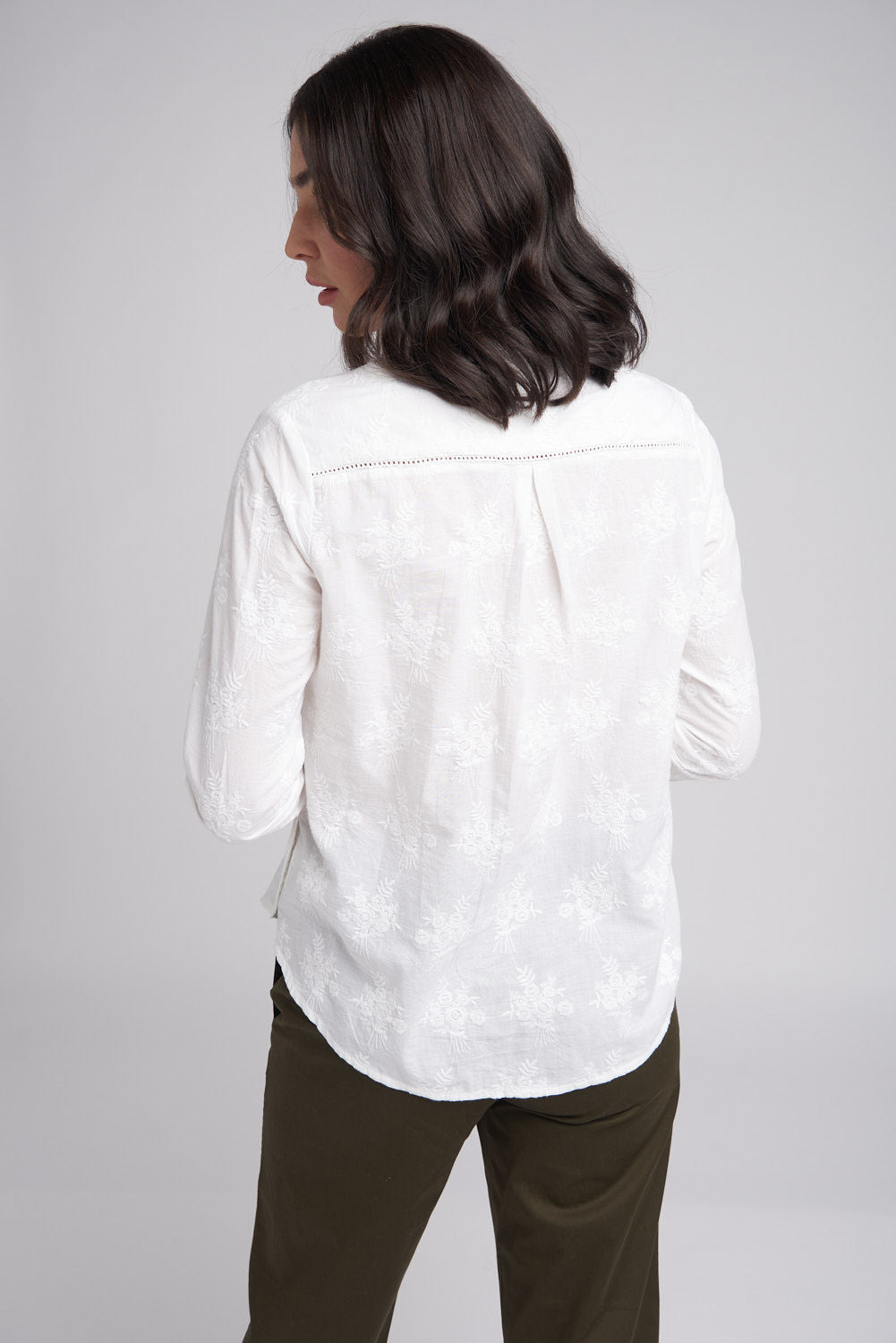 SHIRT LADDER LACE EMBROIDERED