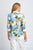 SHIRT 3/4 SLEEVE - BLUE HYDRANGEA PRINT