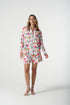 SHIRT FLORAL STITCHES OVERSIZED