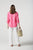 SHIRT ISLAND LINEN FRILL 3/4 SLEEVE