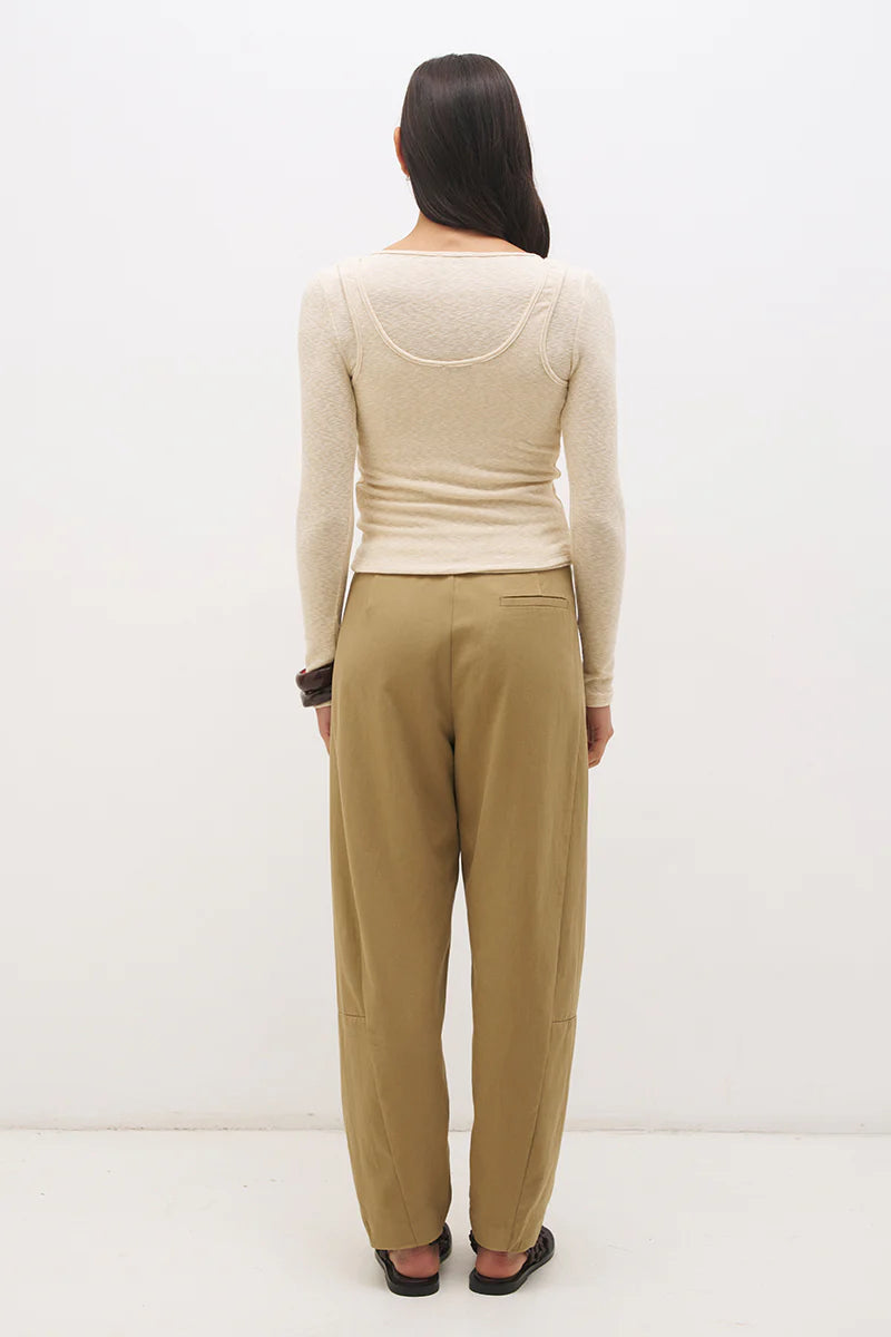 TOP MIREN LAYERED - NEUTRAL