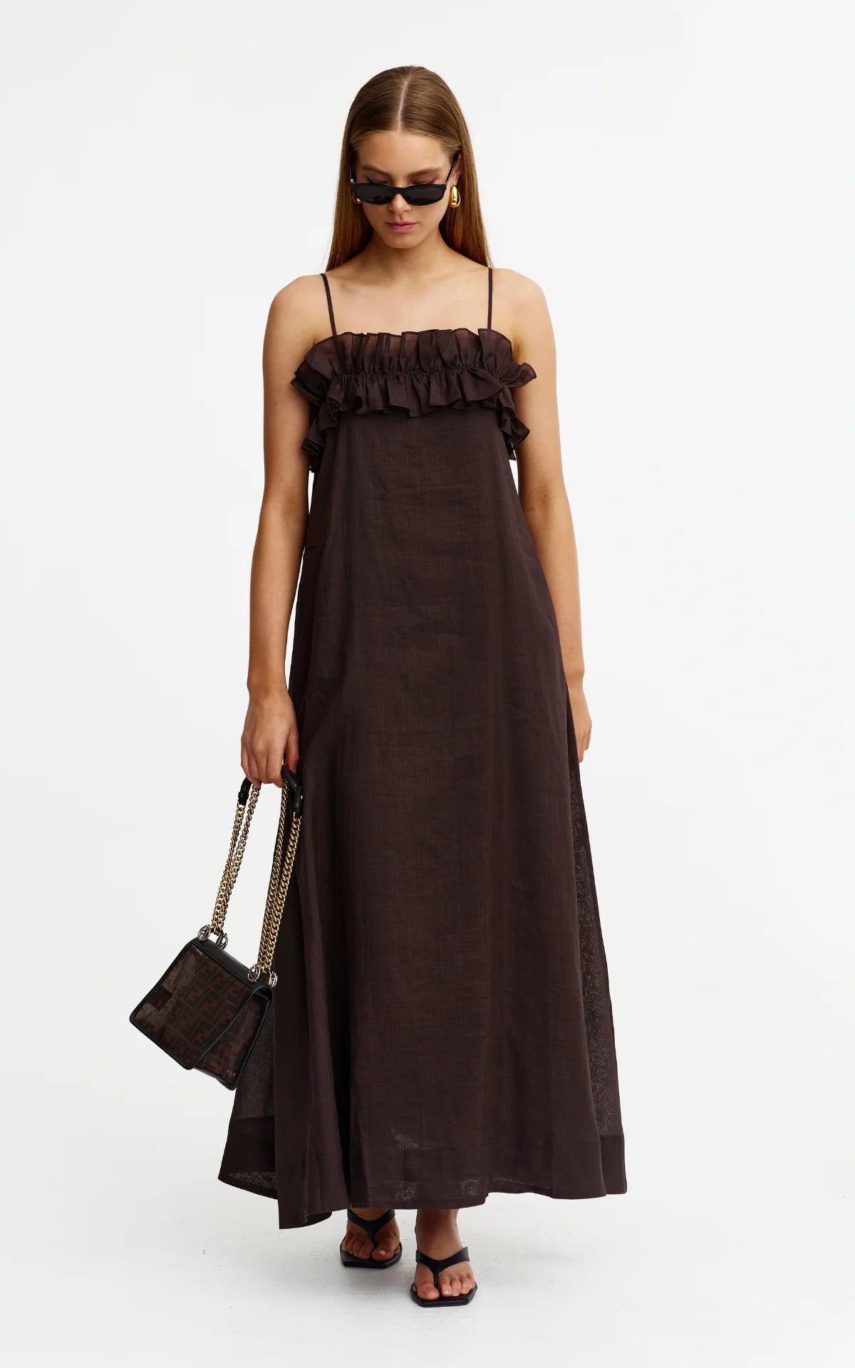 DRESS LOLA - CHOCOLATE