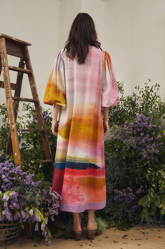 DRESS TAPESTRY KAFTAN - BLOSSOM