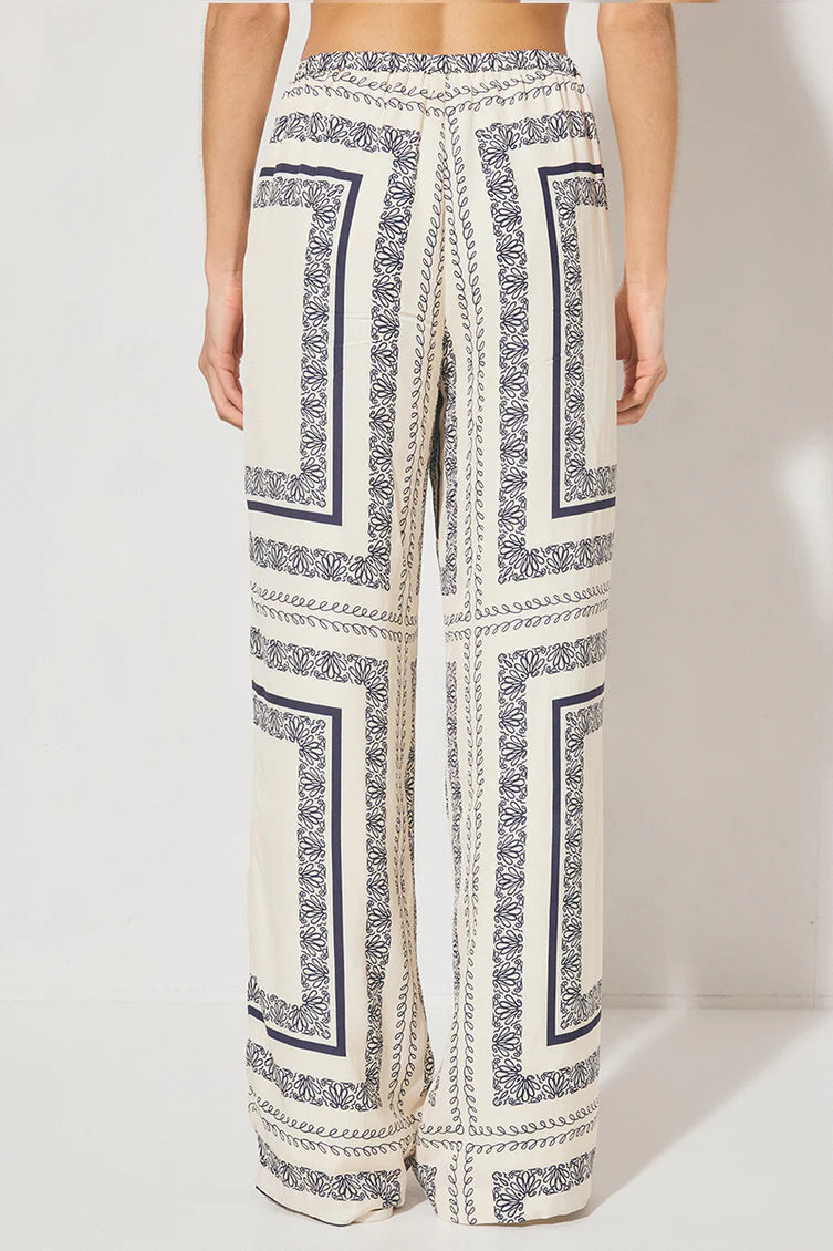 PANT SERAFINA - CREAM BASE NAVY