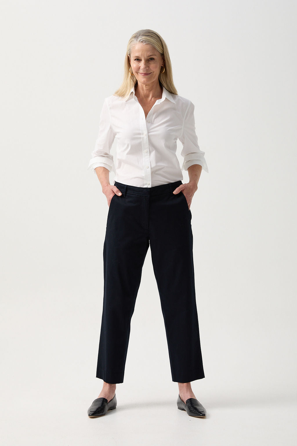 PANTS COTTON STRAIGHT LEG