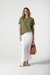 SKIRT BIAS CUT SPLIT SIDE