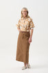 SKIRT STRAIGHT WITH BACK SPLIT