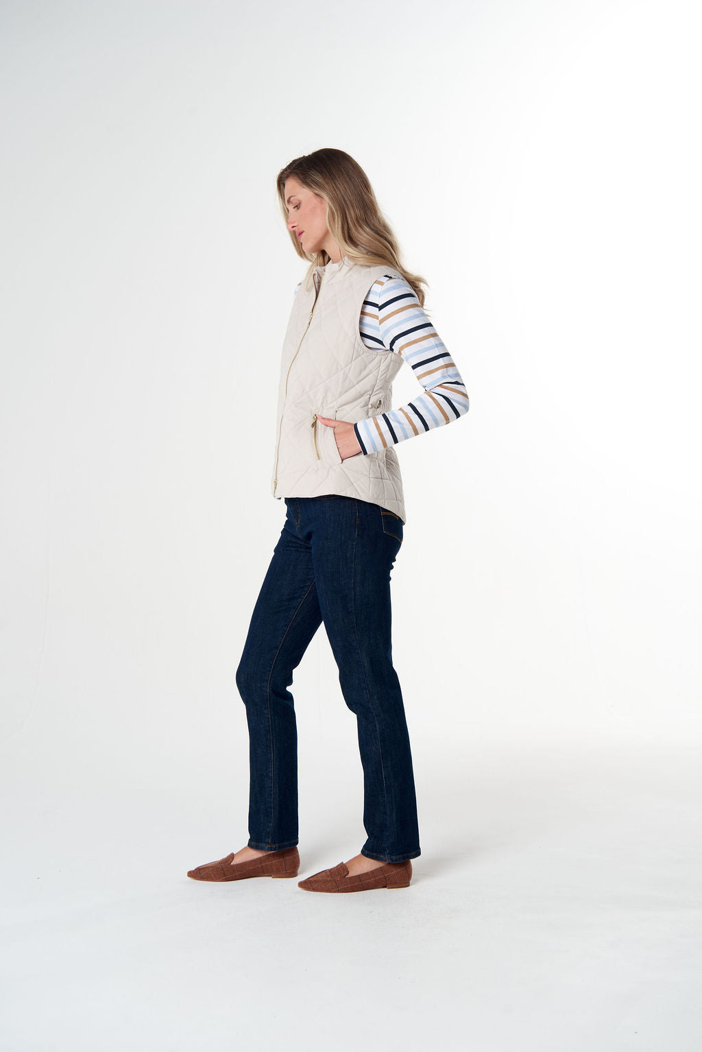 VEST THE HERITAGE QUILTED - BIRCH
