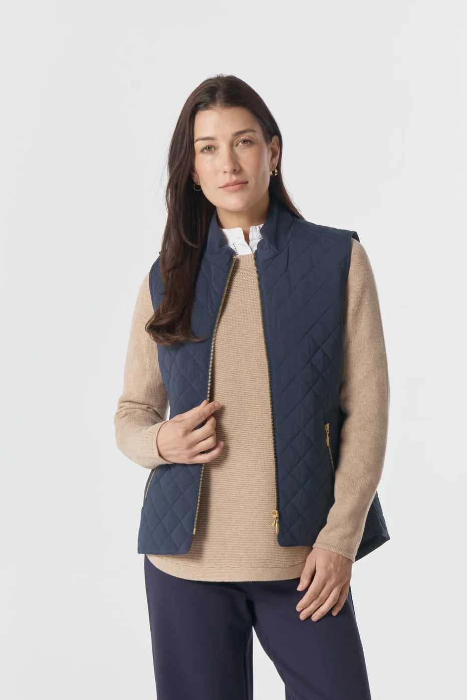 VEST THE HERITAGE QUILTED - NAVY
