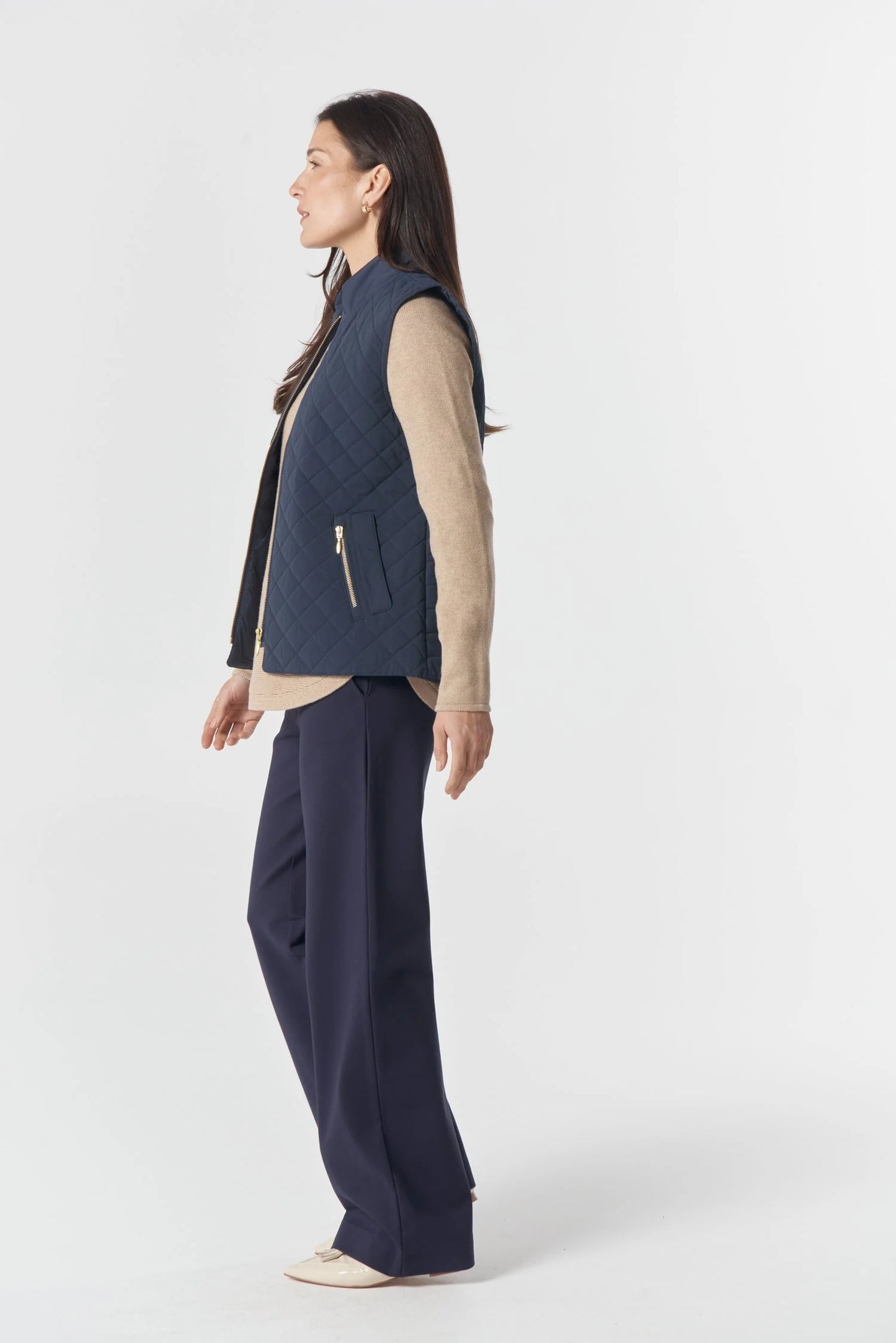 VEST THE HERITAGE QUILTED - NAVY