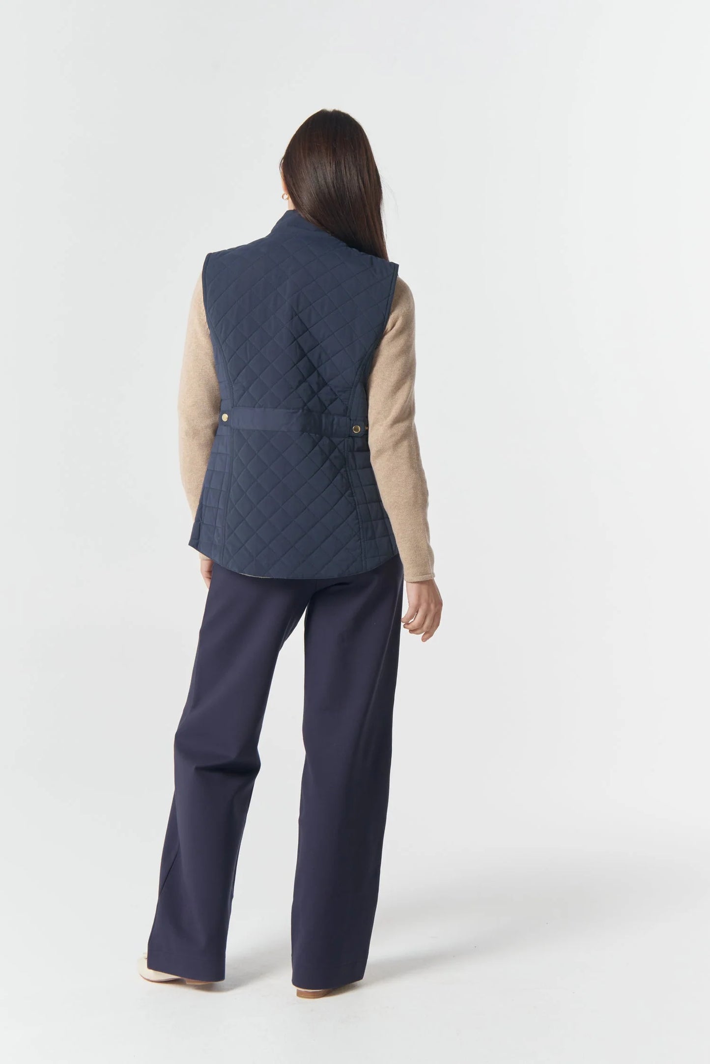VEST THE HERITAGE QUILTED - NAVY
