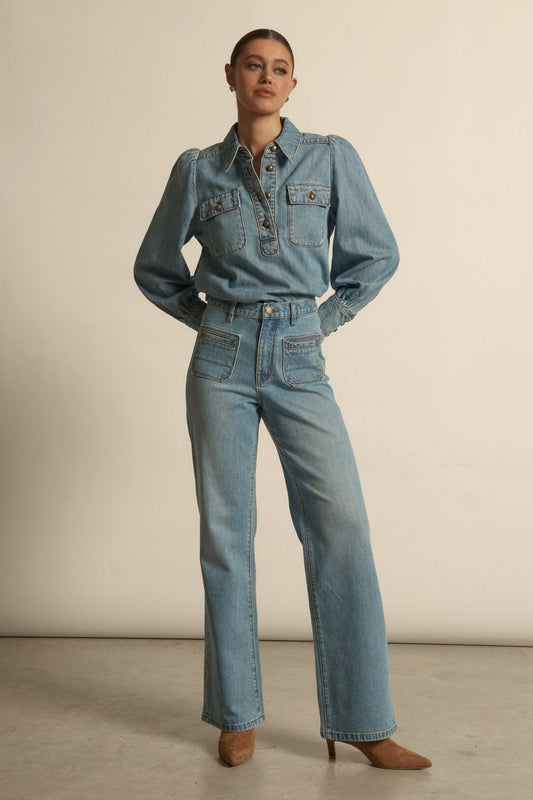 JEAN FOND - MID DENIM