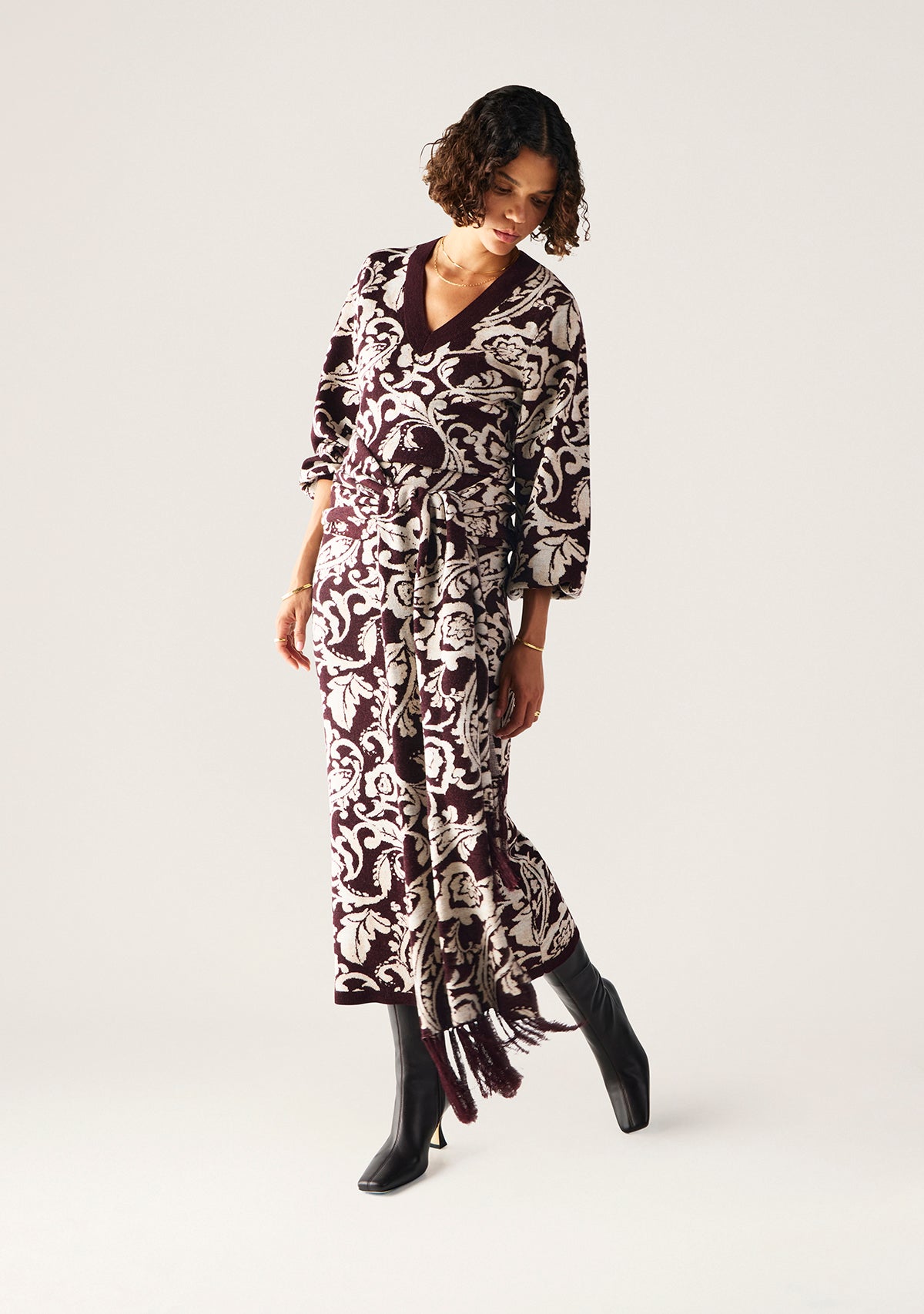 DRESS SERAPHINE KNIT MAXI