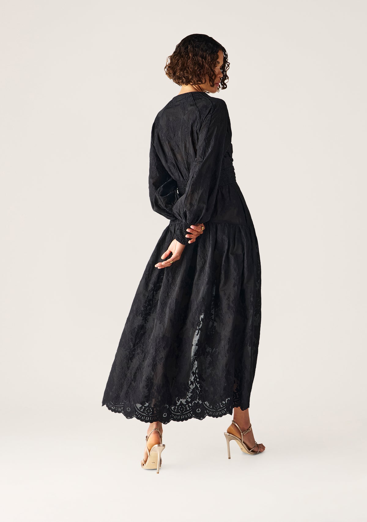 DRESS EDITH LACE MAXI