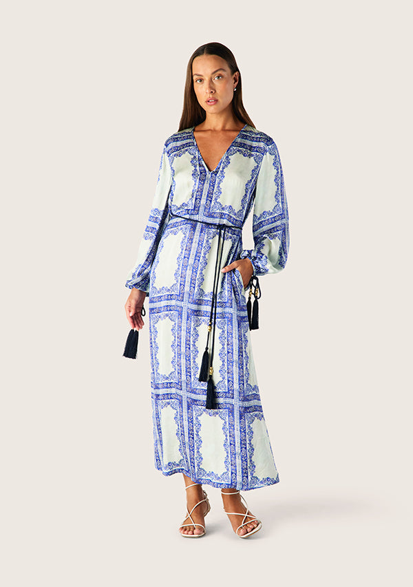 DRESS JORDI LONG SLEEVE MAXI