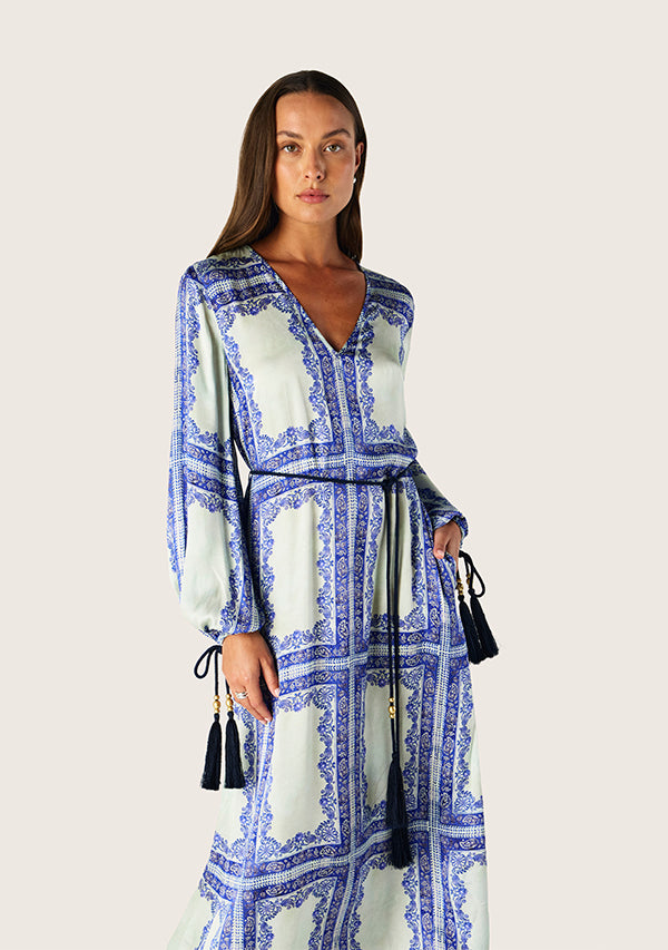 DRESS JORDI LONG SLEEVE MAXI