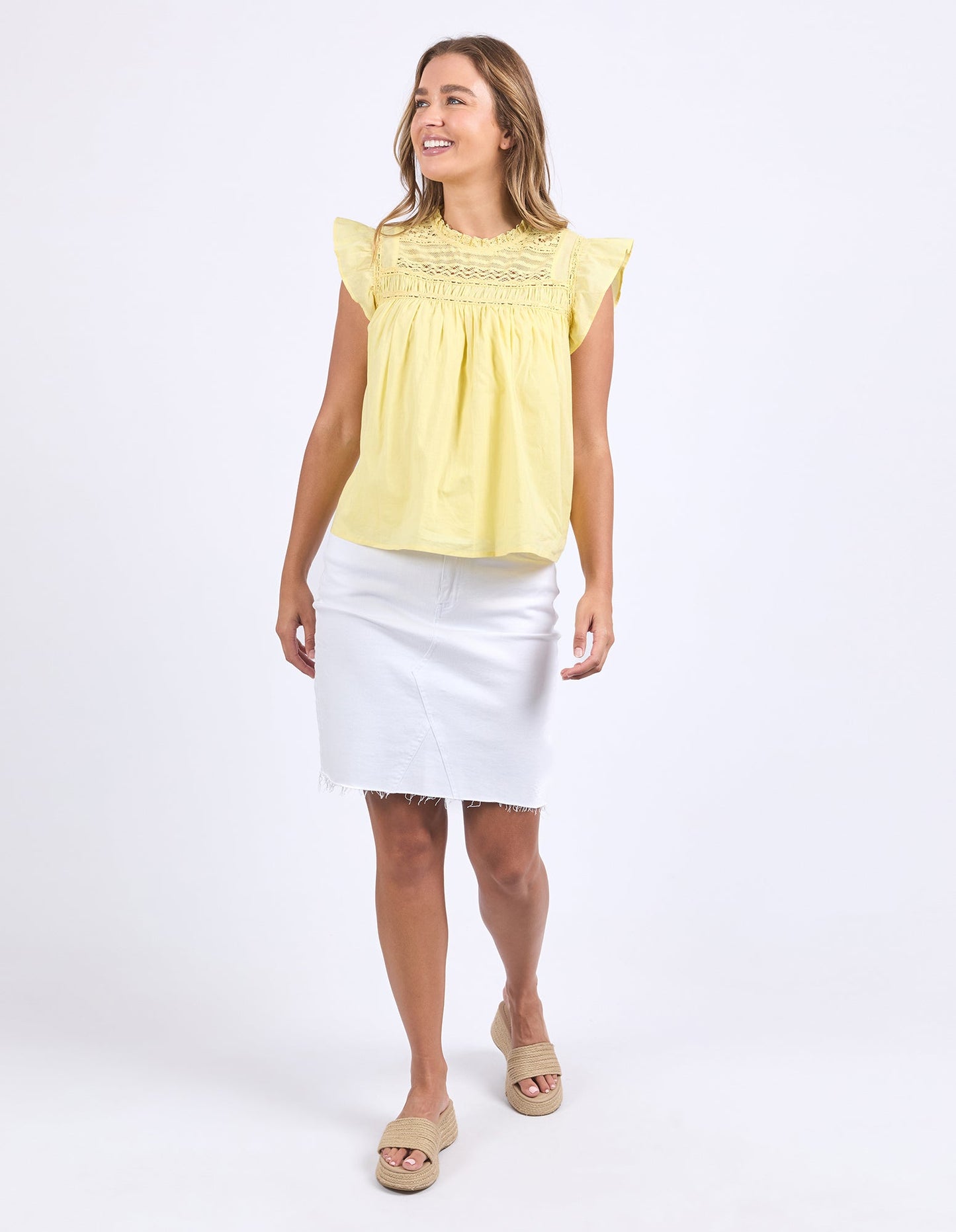 TOP ADELYN - LEMON