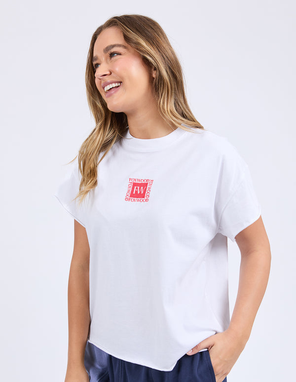 TEE STAMP - WHITE