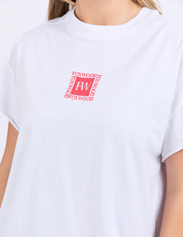 TEE STAMP - WHITE