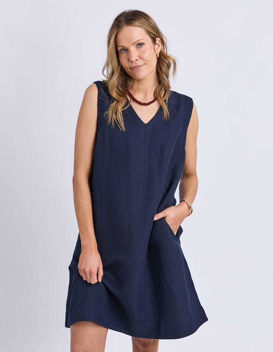 DRESS BERMUDA - DARK SAPPHIRE - last one, size 12!