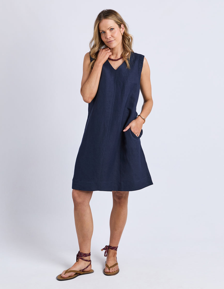 DRESS BERMUDA - DARK SAPPHIRE - last one, size 12!