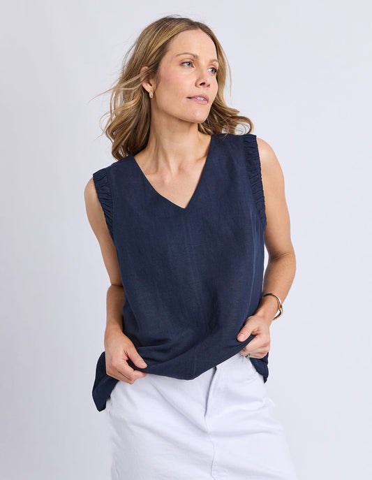 TOP BERMUDA - DARK SAPPHIRE