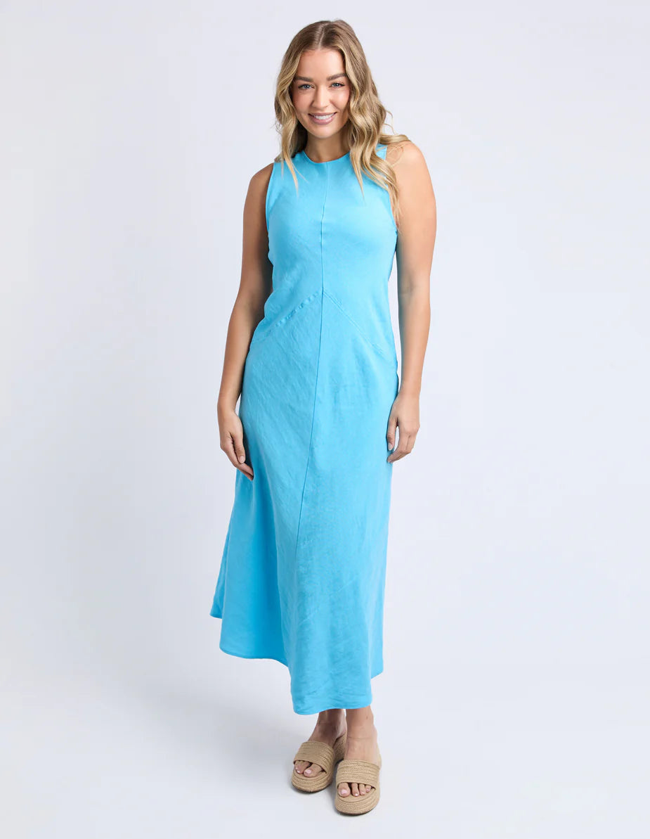 DRESS AZURE - AZURE BLUE - last one, size 10!