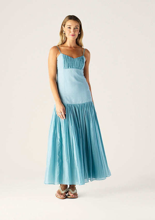 DRESS SERAFINA LINEN MAXI
