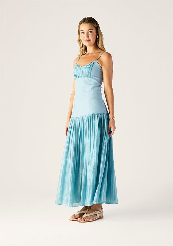 DRESS SERAFINA LINEN MAXI