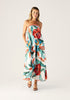 DRESS FIORINA PRINT STRAPLESS