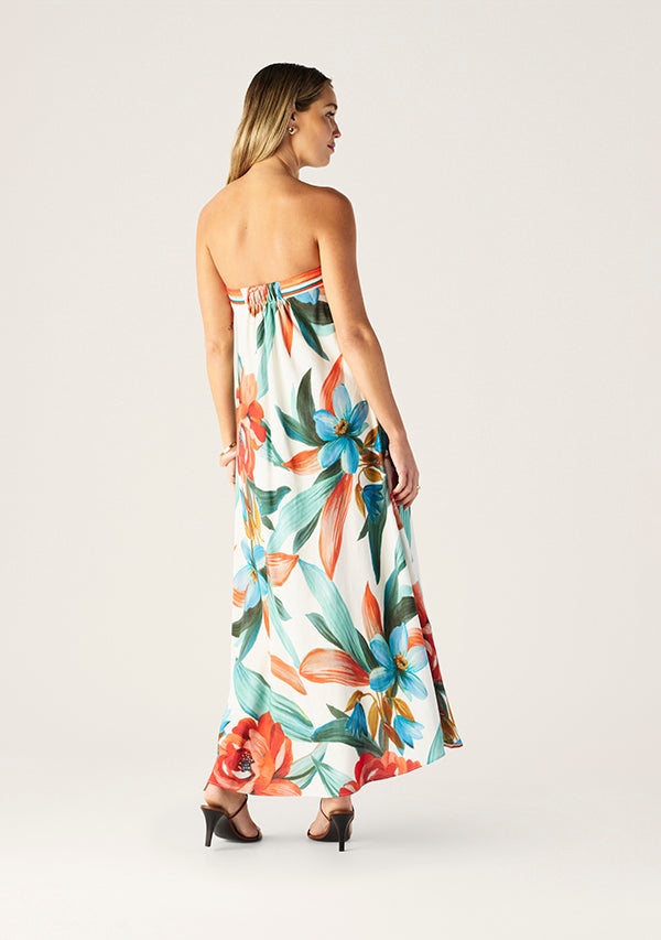 DRESS FIORINA PRINT STRAPLESS