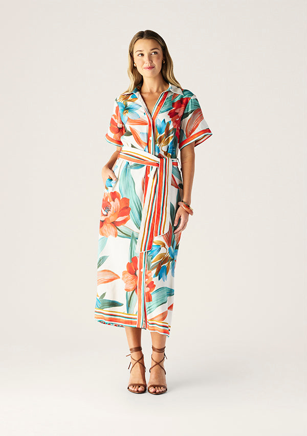 DRESS FIORINA PRINT SHIRTDRESS