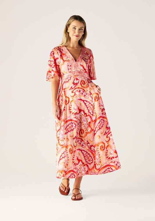 DRESS SERENA PRINT MIDI