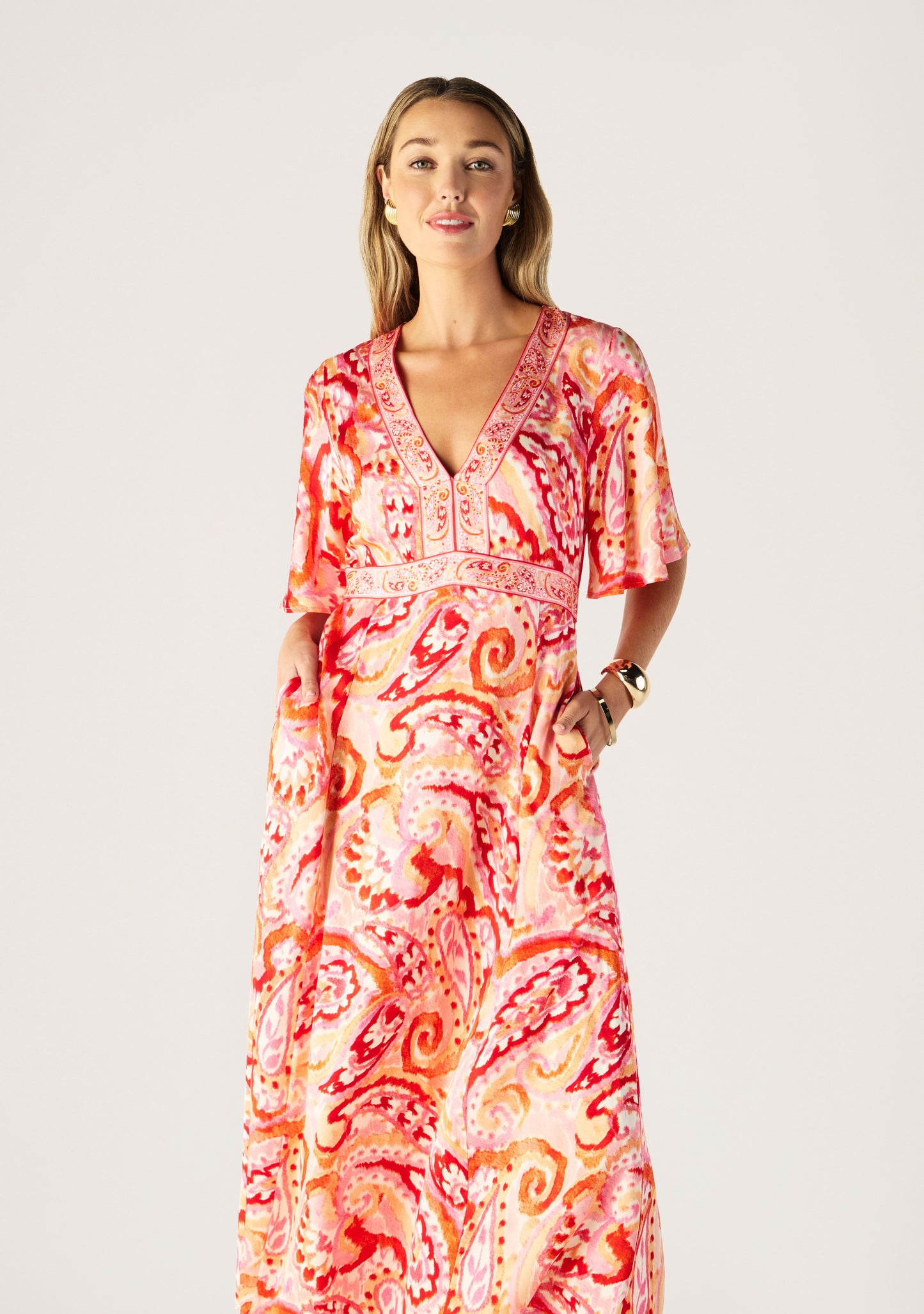 DRESS SERENA PRINT MIDI