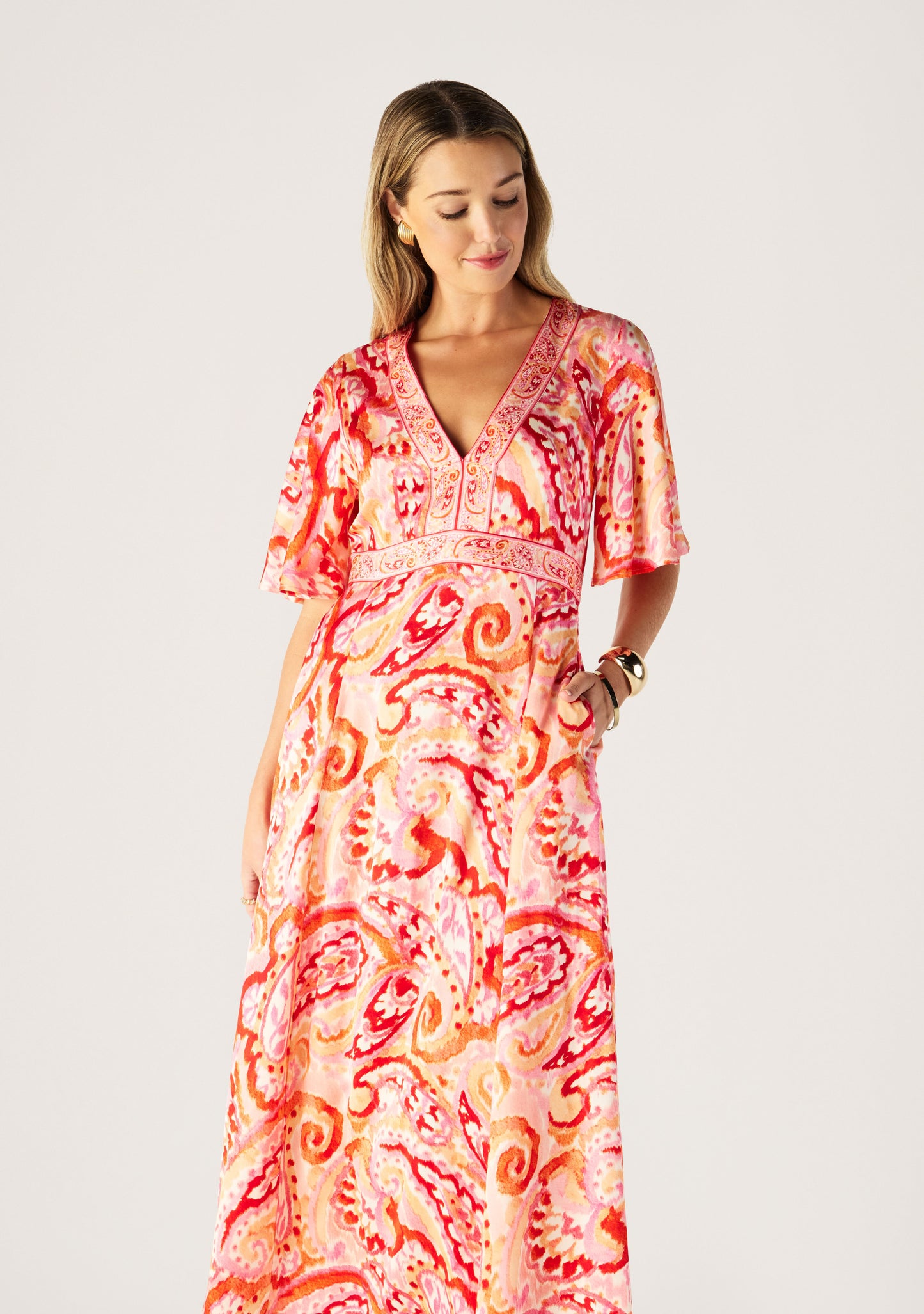 DRESS SERENA PRINT MIDI