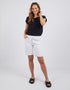 SHORTS GABBY BERMUDA - WHITE