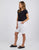 SHORTS GABBY BERMUDA - WHITE