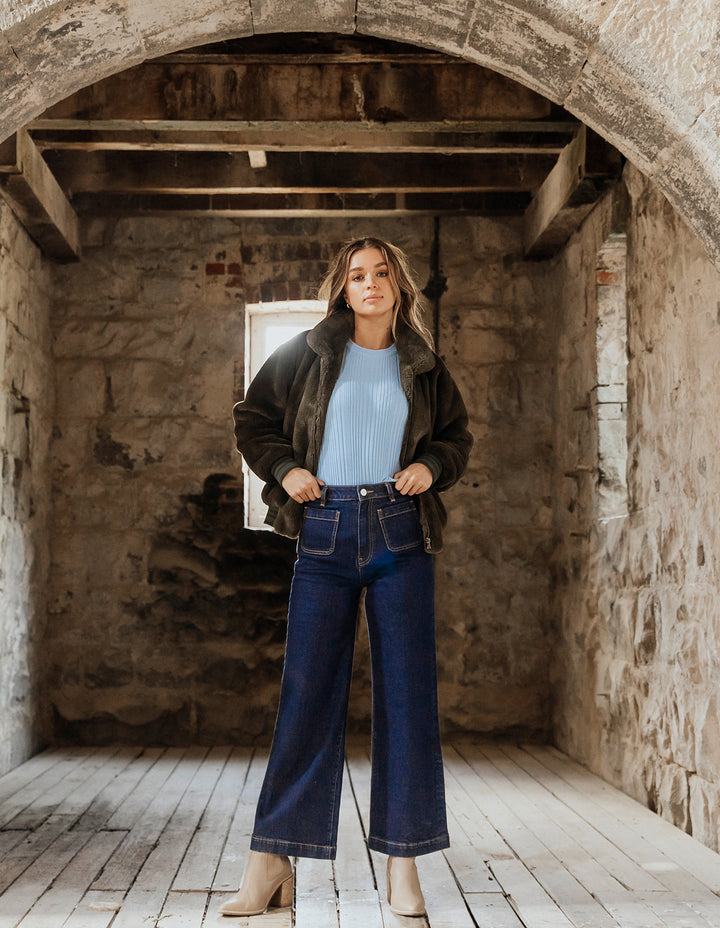 JEAN SARAH WIDE LEG