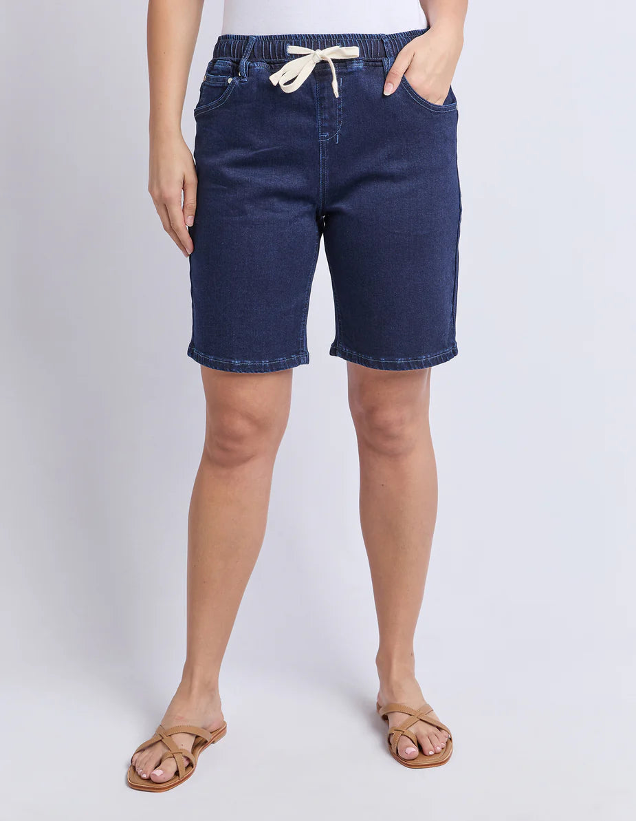 SHORTS GABBY BERMUDA - DARK INDIGO