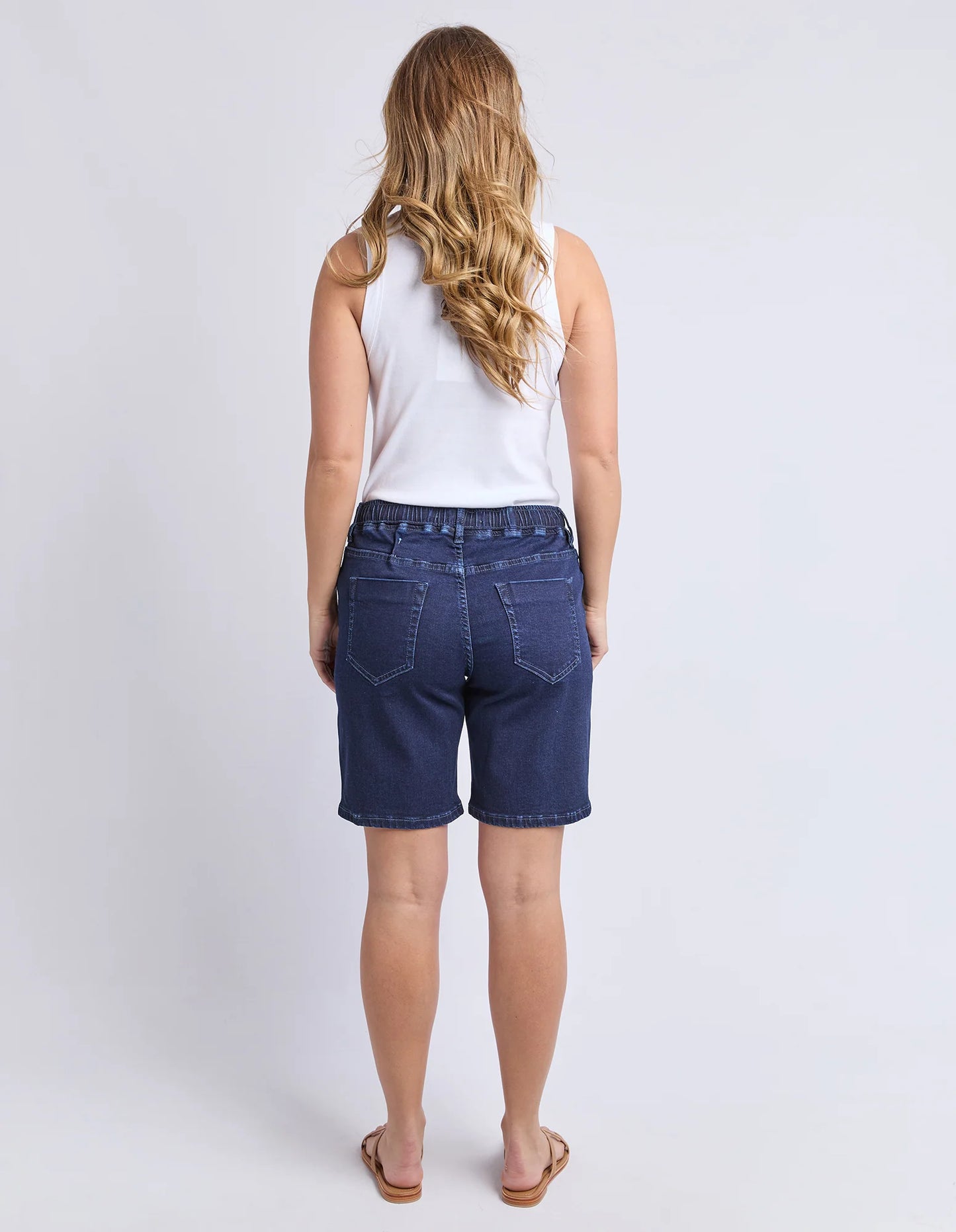 SHORTS GABBY BERMUDA - DARK INDIGO