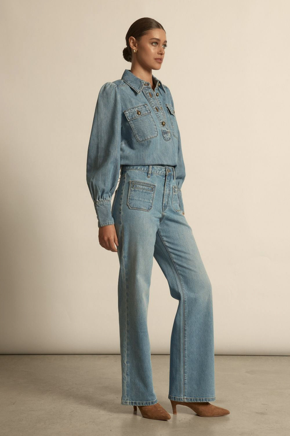 JEAN FOND - MID DENIM