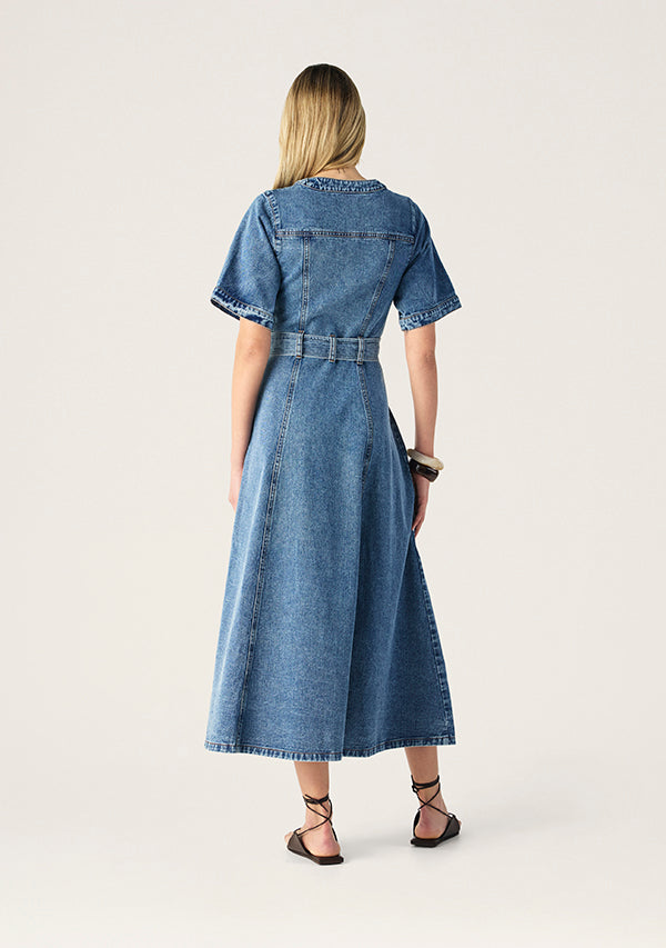 DRESS AVELINE DENIM - LIGHT INDIGO