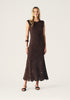 DRESS ANOUK CHROCHET - DARK CHOCOLATE