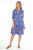 DRESS COBALT FLORA