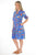 DRESS COBALT FLORA