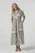 DRESS FLOAT LINEN COTTON MAXI