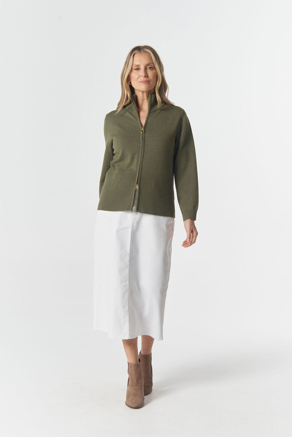 JUMPER BROOK MERINO COTTON KNIT