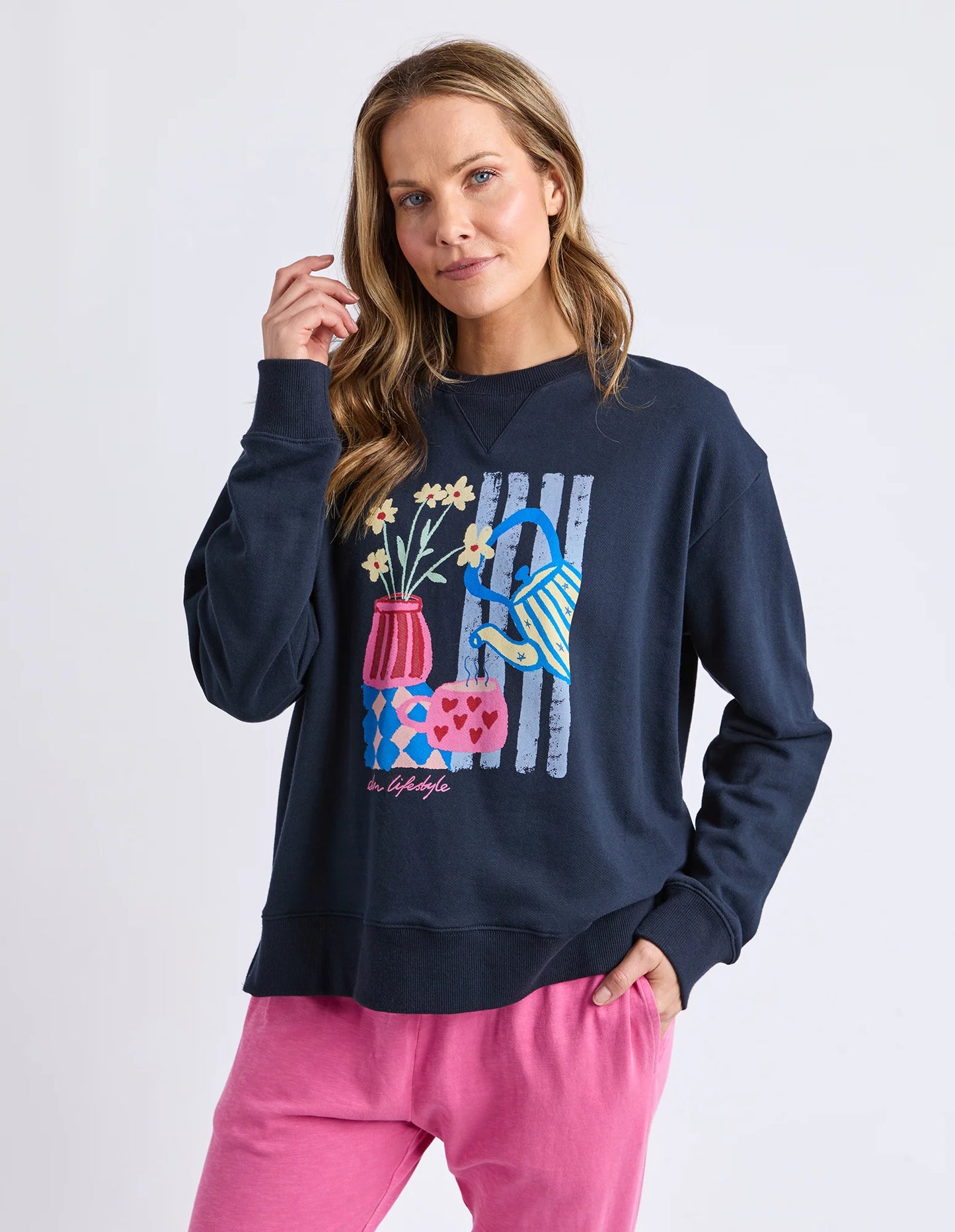 CREW FILL YOUR CUP - NAVY